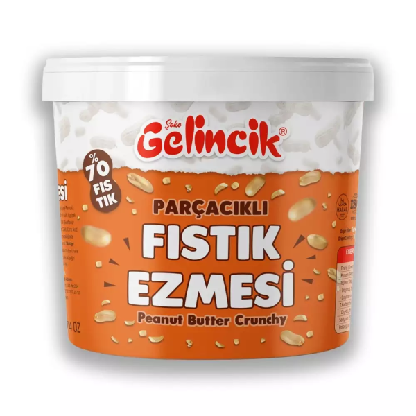 Gelincik Parçacıklı Yer Fıstık Ezmesi 10 Kg.