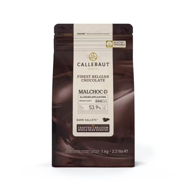 Callebaut Şekersiz Bitter Pul Çikolata 1 Kg.