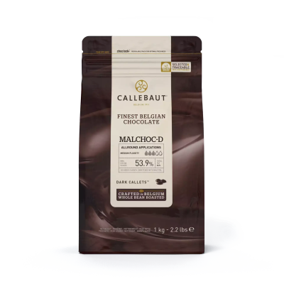 Callebaut Şekersiz Bitter Pul Çikolata 1 Kg.