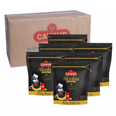 Çaykur Altınbaş Demlik Poşet Çay 5gr x 200 Adet. ( 1 Kg. ) 6 Adet - 1 Koli