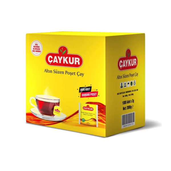 Çaykur Altınsüzen Bardak Poşet Çay  2Gr. x 1000Ad. (2Kg.)