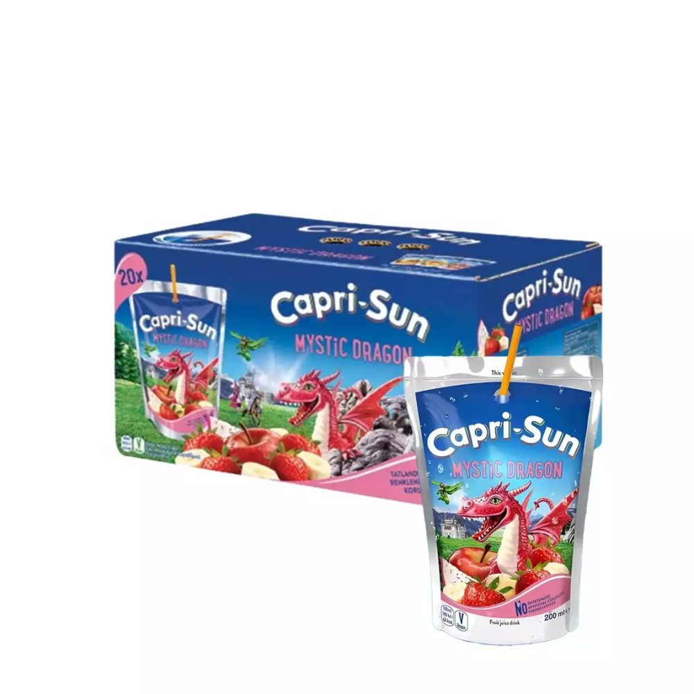 Capri Sun Mystic Dragon Meyve Suyu 200 Ml. (1 Koli 20 Adet)