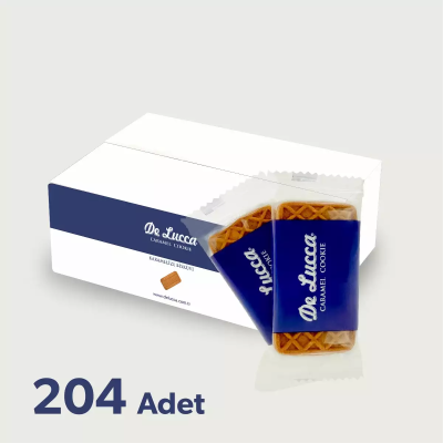 De Lucca Karamelize Bisküvi (5,5 Gr.) 204 Adet.