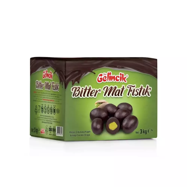 Gelincik Bitter Mat Fıstık 3 Kg.