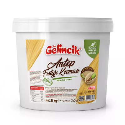 Gelincik Antep Fıstık Kreması 5 Kg.,
