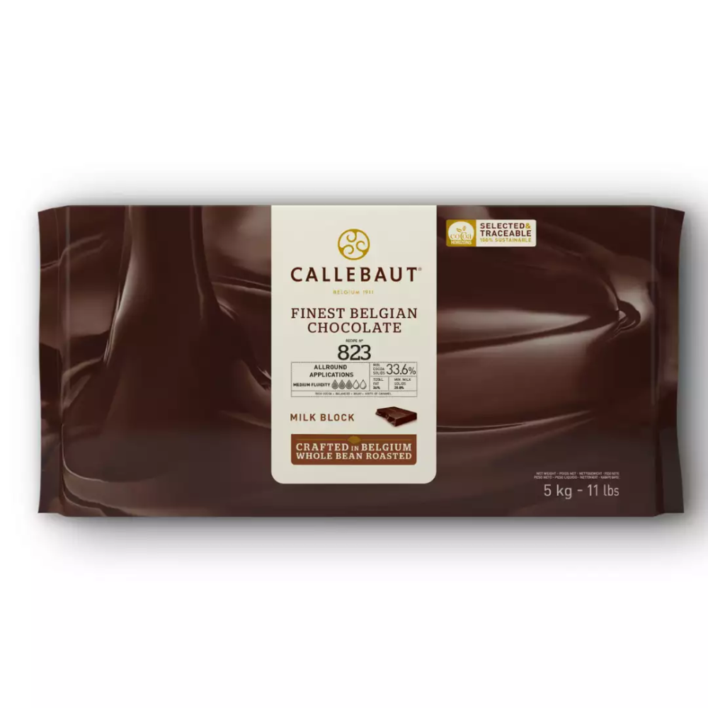 Callebaut 823 Sütlü Blok Çikolata 5 Kg.