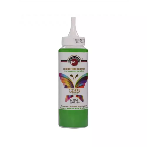 FO Yeşil Sıvı Gıda Renklendiricisi (280 ml)