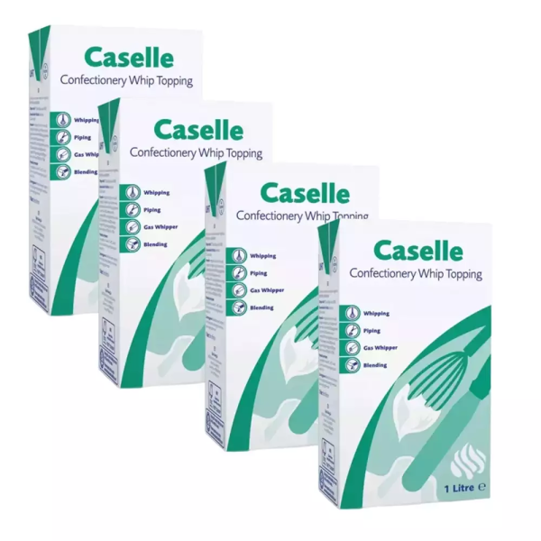 Caselle Şekerli Bitkisel Sıvı Krema 1 L * 4 Adet ( Toplam 4 L )